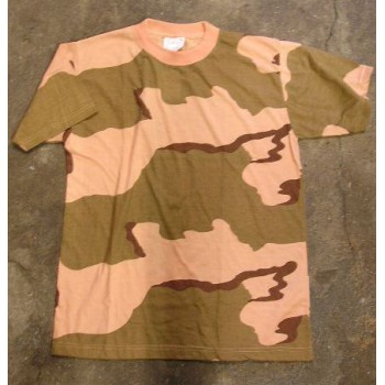 t-shirt desert camouflage, aanbieding
