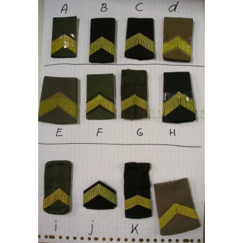korporaal, enkele gele streep, rangonderscheiding
