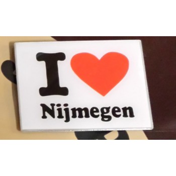 magneet met afbeelding Nijmegen, i love