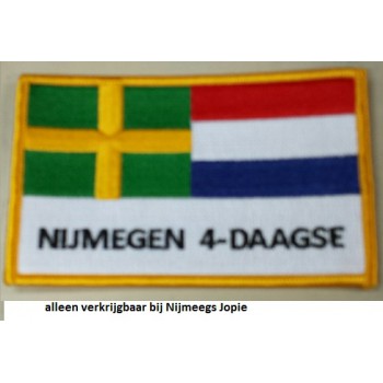 4-daagse embleem, vlag nederland en vierdaagse