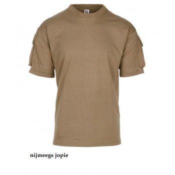 t-shirt tactical pocket bruin