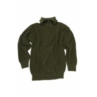 schippers trui, 100% acryl groen