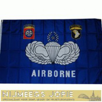 airborne blauw vlag
