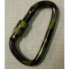 karabijn haak, met schroefsluiting, 8mm, camouflage
