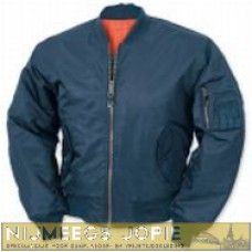 bomber MA-1 fostex blauw