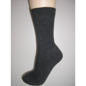 sokken met dikke badstofzool, grijs