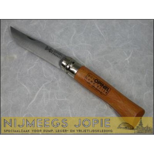 Opinel 10 carbon, met vergrendeling. 