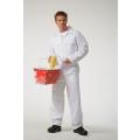 overall, wit, volwassenen, aanbieding