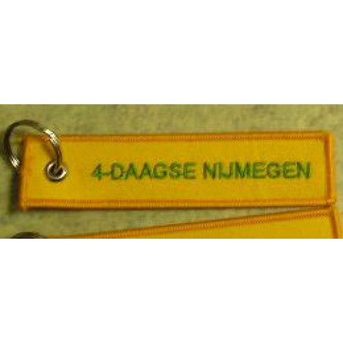 sleutelhanger 4 daagse nijmegen oranje