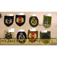 foto mbt de emblemen 66 tot 73