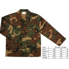 kinder bdu blouse / dun jasje woodland