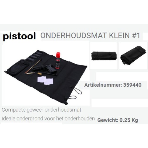 onderhoudsmat klein pistool