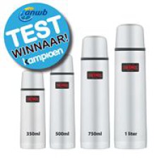 thermosfles "Thermax", 0,5 liter, kleur blauw/zilver-kleurig thermosfles "Thermax", 0,5 liter, kleur blauw/zilver-kleurig