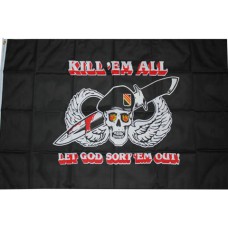 kill em all, let god sort them out, vlag