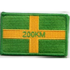 4-daagse embleem rechthoek 200km