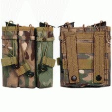 Molle pouch side arm 3 magazijn tas, sluiting touw