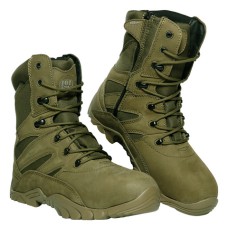 Tactical boots van 100% leer. groen of grijs, recon