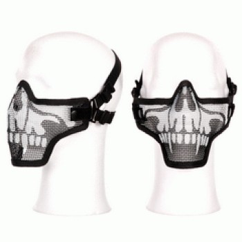 Airsoft masker met skull, zwart