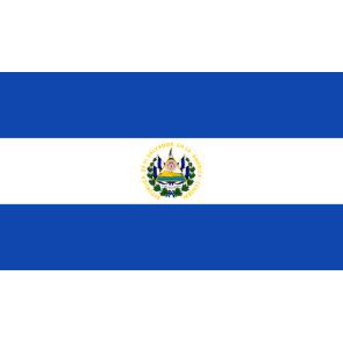 el salvador. vlag