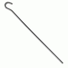 tentharing grondpen 18 cm, gebogen, 10 stuks