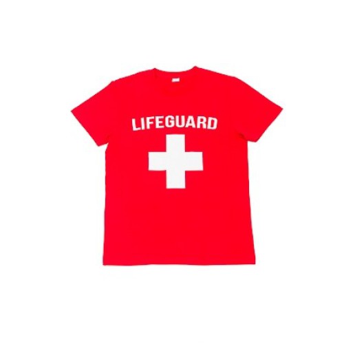 t-shirt met opdruk LIFEGUARD