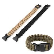 paracord armband plastic brede plastic buckle 20cm