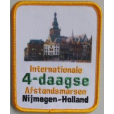 4-daagse embleem nijmegen met kerk