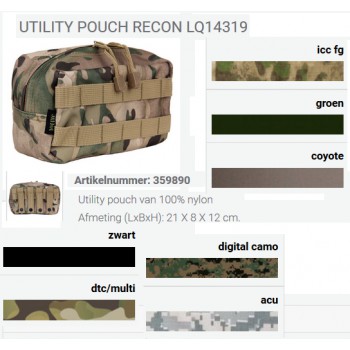utility pouch recon tas