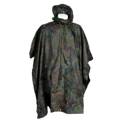 regenponcho woodland, zware kwaliteit. fostex