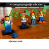 4-daagse brick poppetjes, los of per set