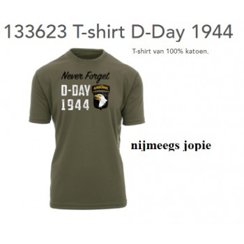 t-shirt D-Day 80jaar, 2024, Forget