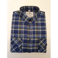 flanel blouse, kleur 6301, Extra lange versie