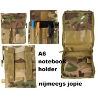 A6-tasje, notebookholder, multicamo, ze zijn weer voorradig
