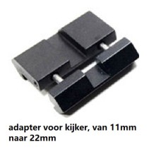 adapter klein voor kijker/laser/reddot