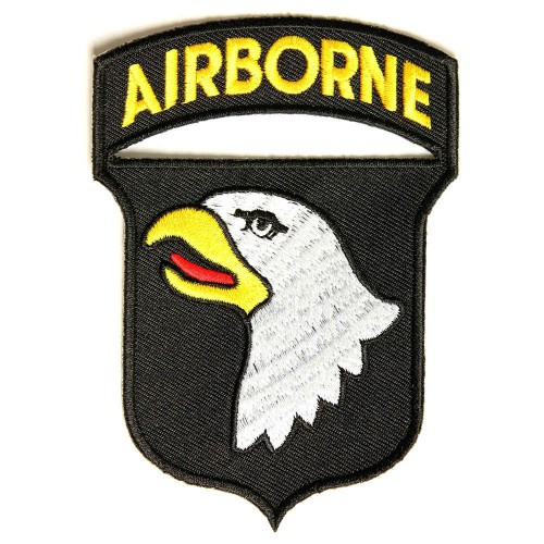 airborne adelaar embleem 101st, geborduurd