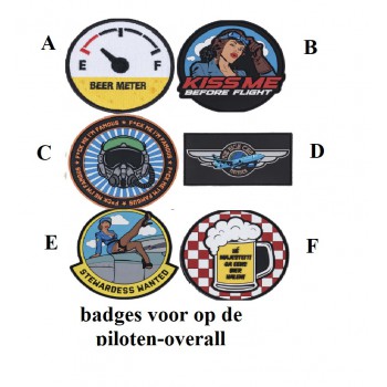 Piloten-overall emblemen 2024