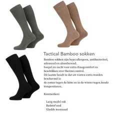 sokken bamboo, tactical hoog