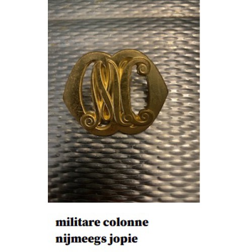 baret embleem MC, militaire colonne