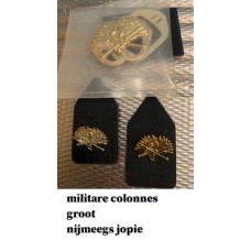 baret embleem mobiele colonnes groot