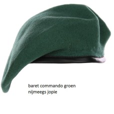 baret commando kleur groen