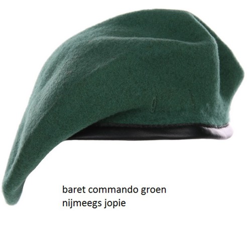 baret commando kleur groen