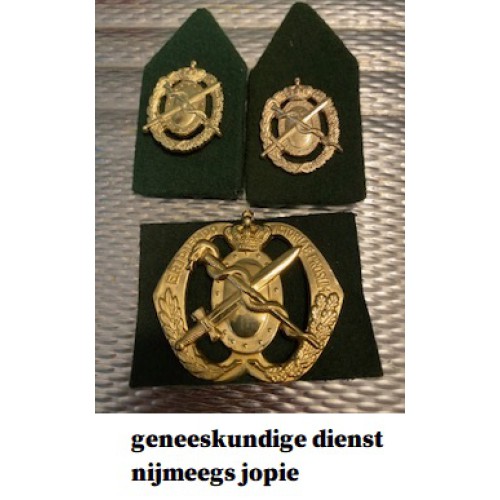 baret embleem geneeskundige dienst