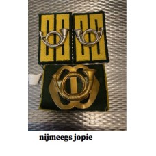 baret embleem garde jagers groen/geel