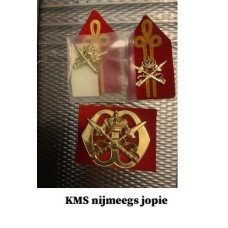 baret embleem koninklijke militaire school, kms