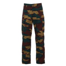 bdu broek, legerbroek met zijzakken, belgisch camo