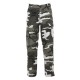 bdu broek, legerbroek met zijzakken, wit camouflage