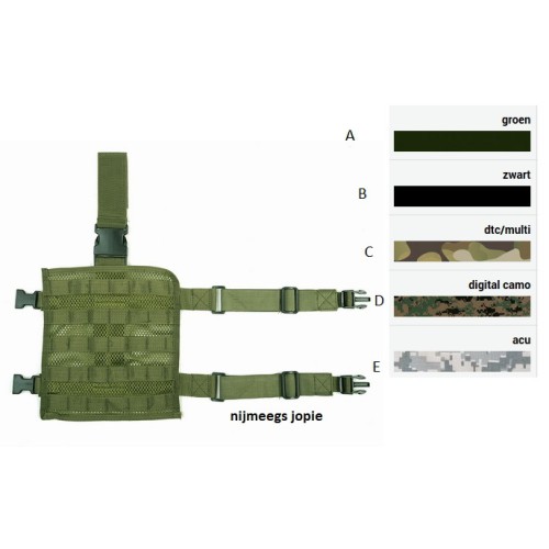 molle leg systeem