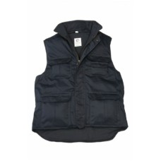 bodywarmer gevoerd blauw