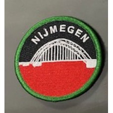 2024 nijmegen embleem brug, geborduurd