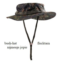 bush-hat us style, flecktarn